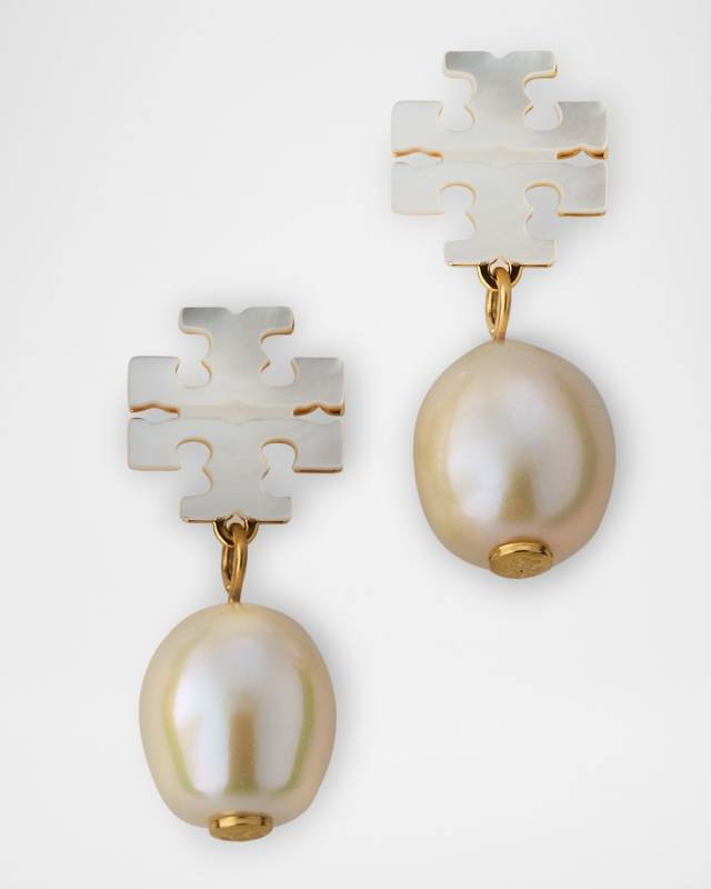 Kira Mother-of-Pearl Drop Earrings